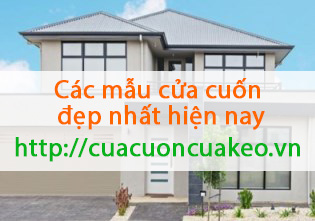 Các mẫu cửa cuốn đẹp nhất 