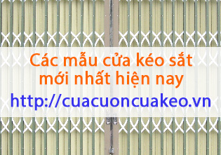 Các mẫu cửa kéo sắt mới nhất