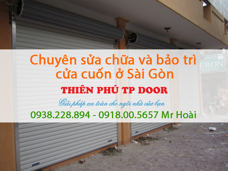 Chuyên sửa chữa và bảo trì cửa cuốn ở Sài Gòn
