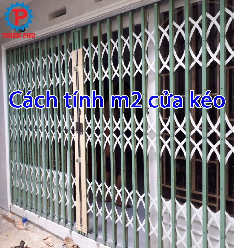 cách tính m2 cửa kéo