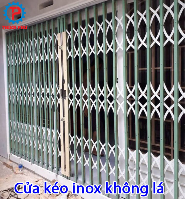 Cửa kéo inox không lá