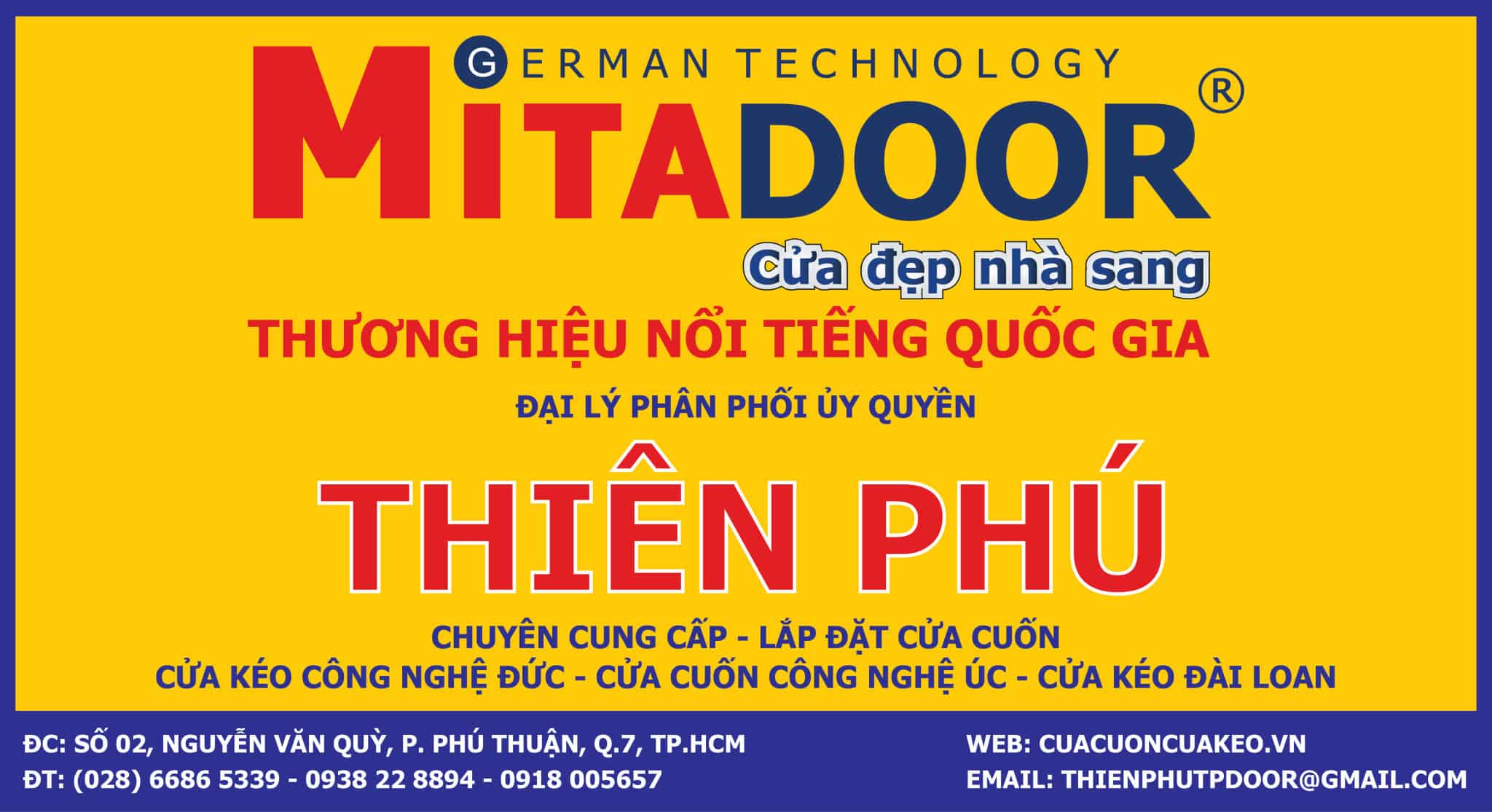 Đại Lý Cửa cuốn Mitadoor